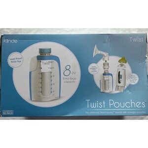 KIINDE Twist Breast Milk Storage 6 Oz Pouches Box of 80